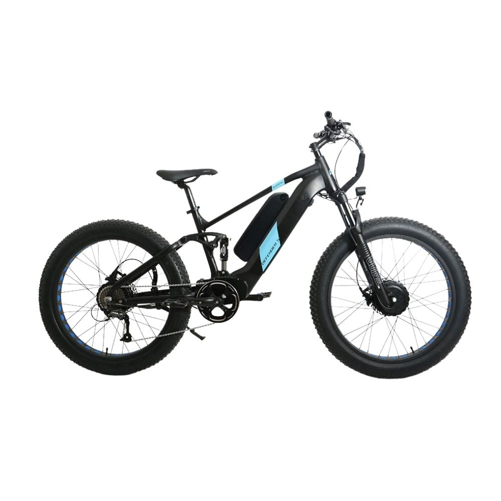 Eunorau DEFENDER S 48V1500W 26 Fat Tire All Wheel Drive Dual Battery Phoenix Fitness